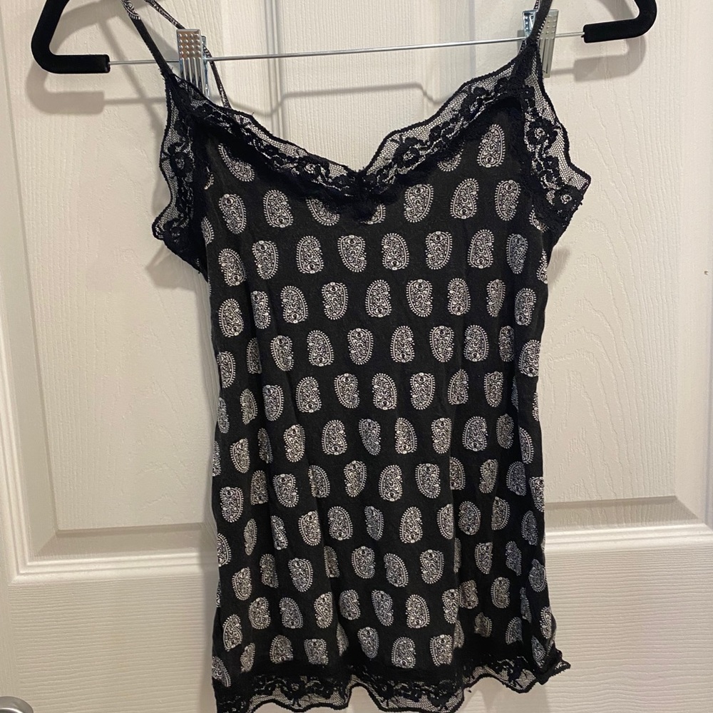 Black tank top